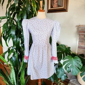 BATSHEVA Mixed Floral Print CowgirlPrairie Dress Size Large